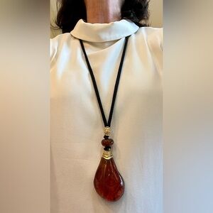 Topaz Pear Drop Toggle